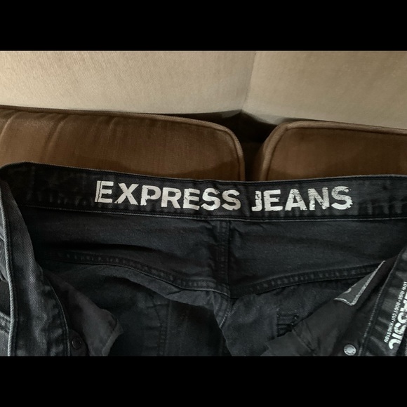 Men’s Express Black Jeans - Picture 3 of 4